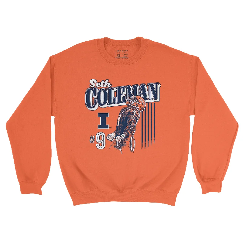 long sleeve knit top-EXCLUSIVE RELEASE: Seth Coleman Classics Orange Crew