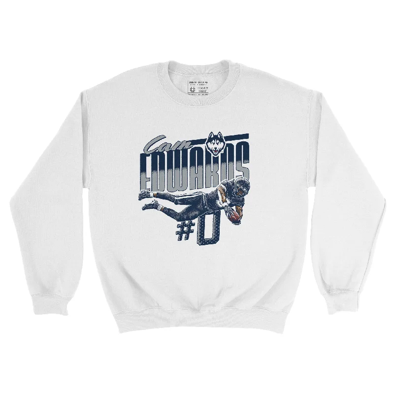 long sleeve cardigan-EXCLUSIVE RELEASE: Cam Edwards Diving White Crew