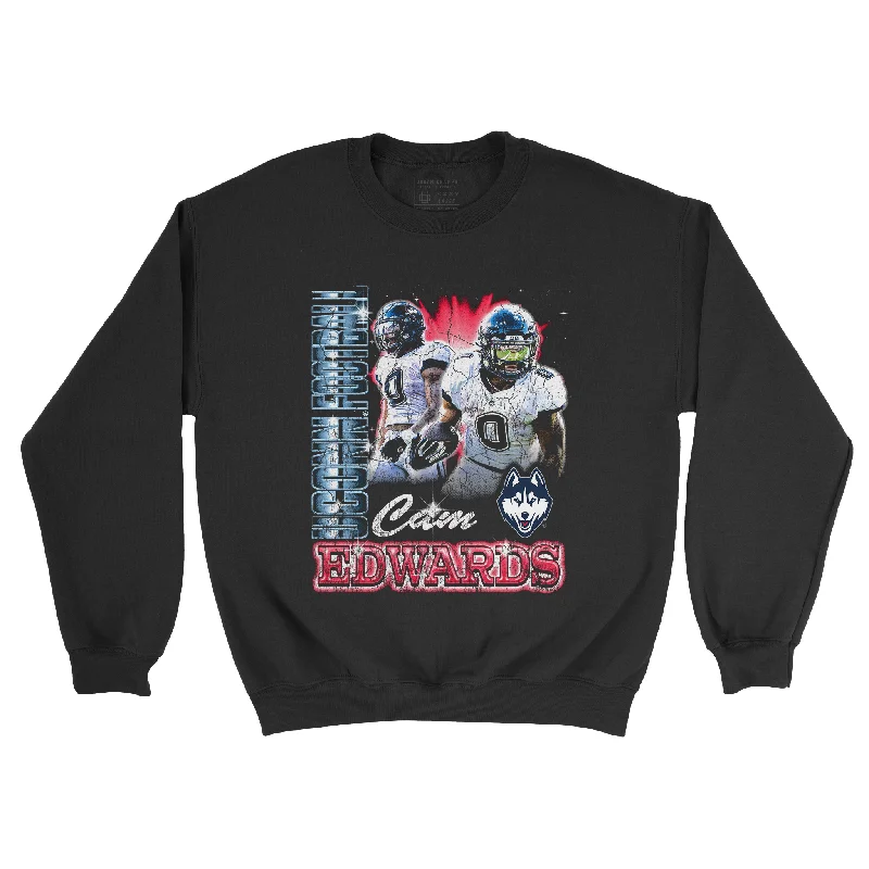 long sleeve shirt for men-EXCLUSIVE RELEASE: Cam Edwards Retro 90s Black Crew