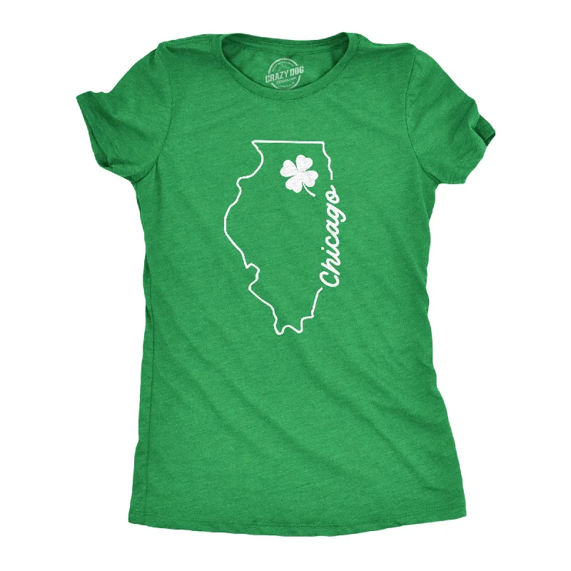 casual T-shirt-Chicago Illinois Saint Patrick's Women's T Shirt