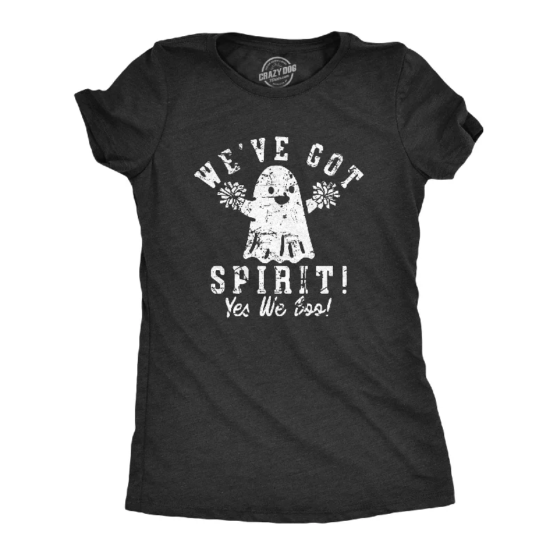 printed graphic T-shirt-Weve Got Spirit Yes We Boo Women's T Shirt