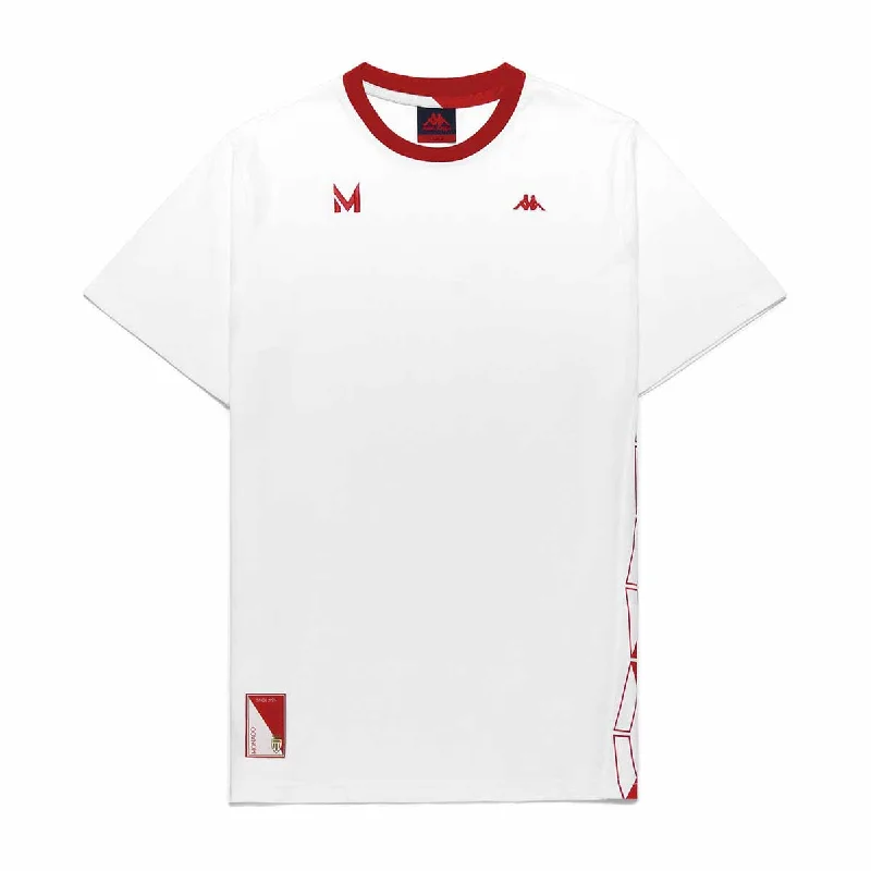 limited edition T-shirt-T-Shirt Auonus Robe di Kappa - AS Monaco 2024 Blanc Homme