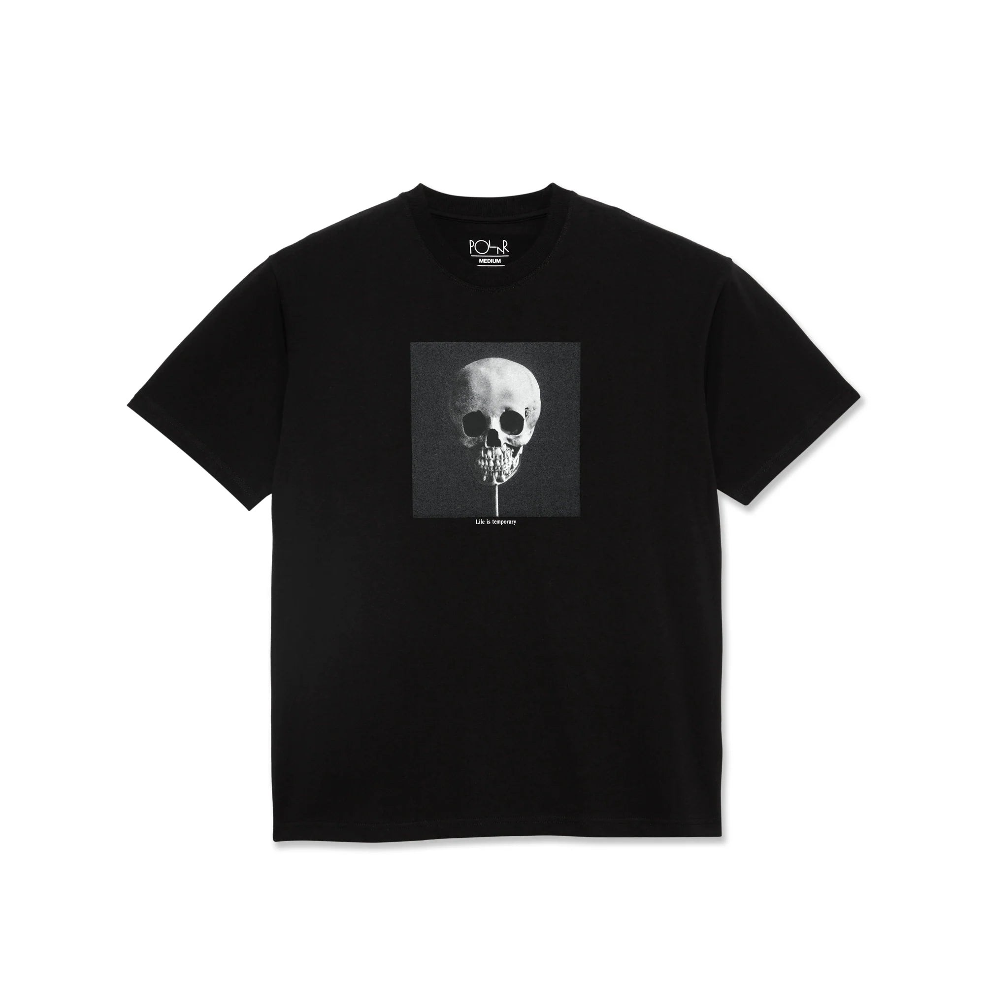 plain black T-shirt-Polar Skate Co. - Morphology Tee - Black