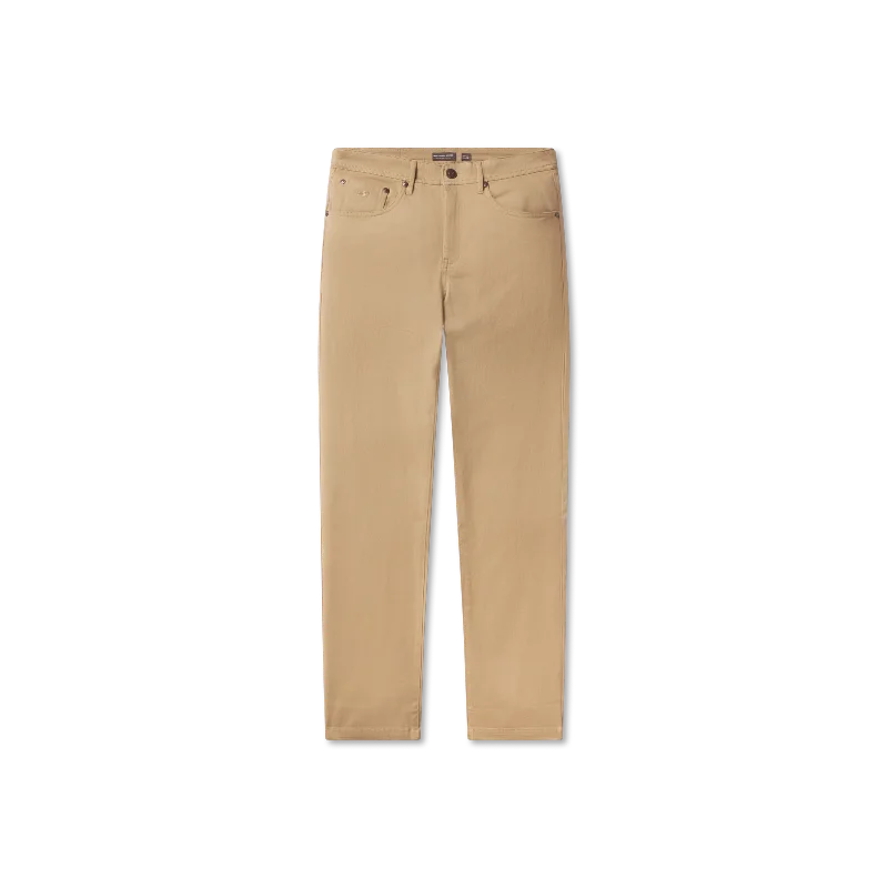 Sporty casual pants-Brazos Stretch Twill Pant - Khaki