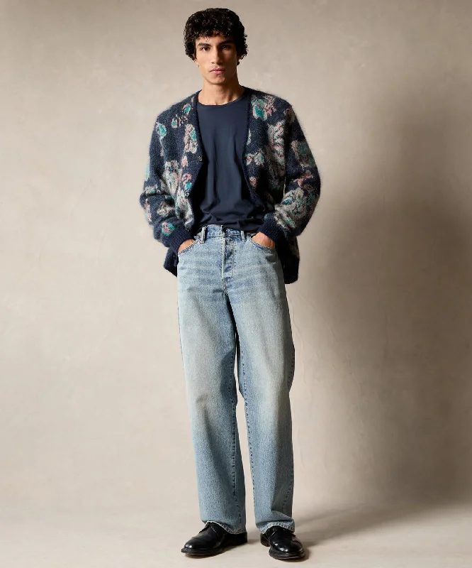 Inner layer pants-Relaxed Selvedge Jean in Frosty Indigo Wash