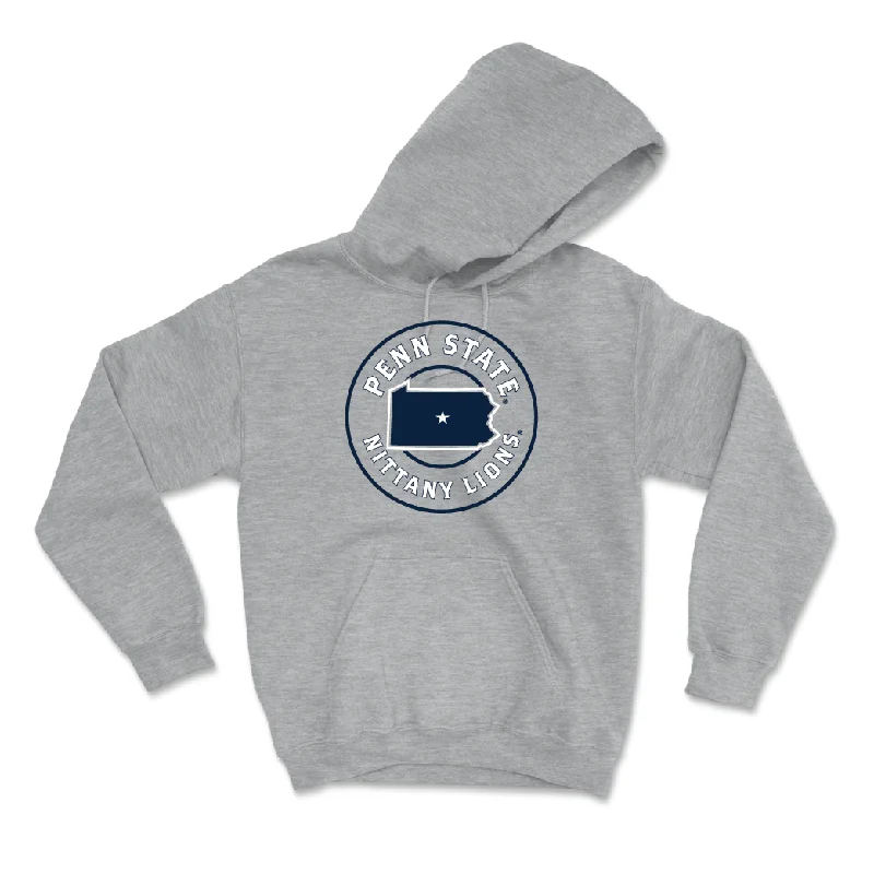 Printed hoodie-Sport Grey Baseball State Hoodie - Bobby Marsh