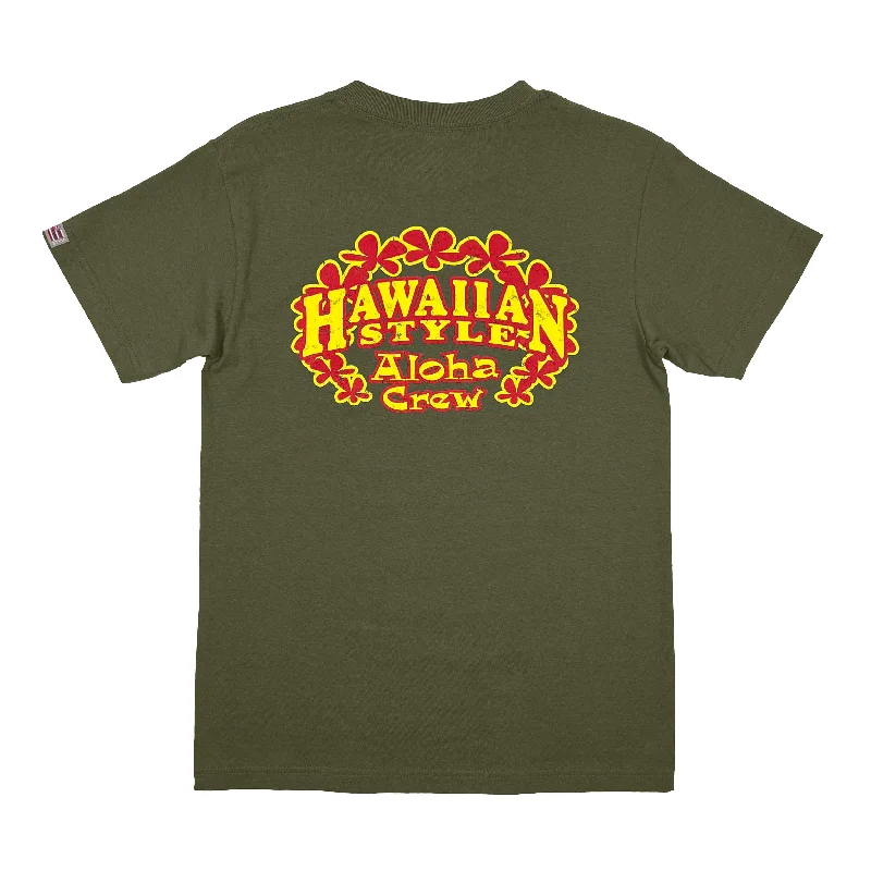 sports team T-shirt-ALOHA CREW TEE