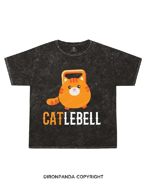 unique T-shirt-Catlebell Kids Washed T-Shirt