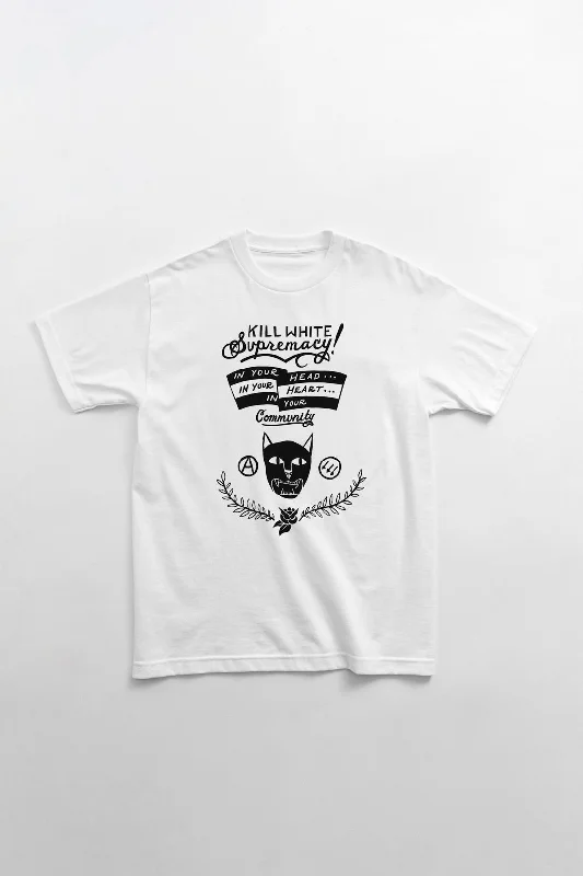 activewear T-shirt-Kill White Supremacy T-Shirt