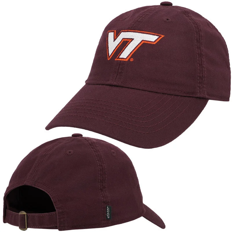 Straw hats-Virginia Tech Women's Logo Hat: Maroon by Legacy