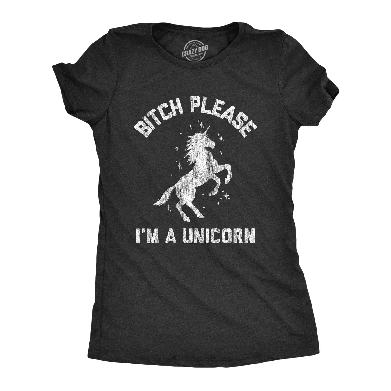 funny design T-shirt-Bith Please I'm A Unicorn Women's T Shirt