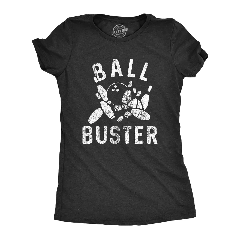 casual style T-shirt-Ball Buster Bowling Women's T Shirt