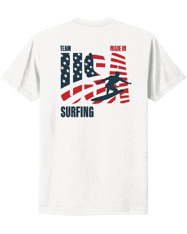 plain T-shirt-Team USA Surfing T-Shirt