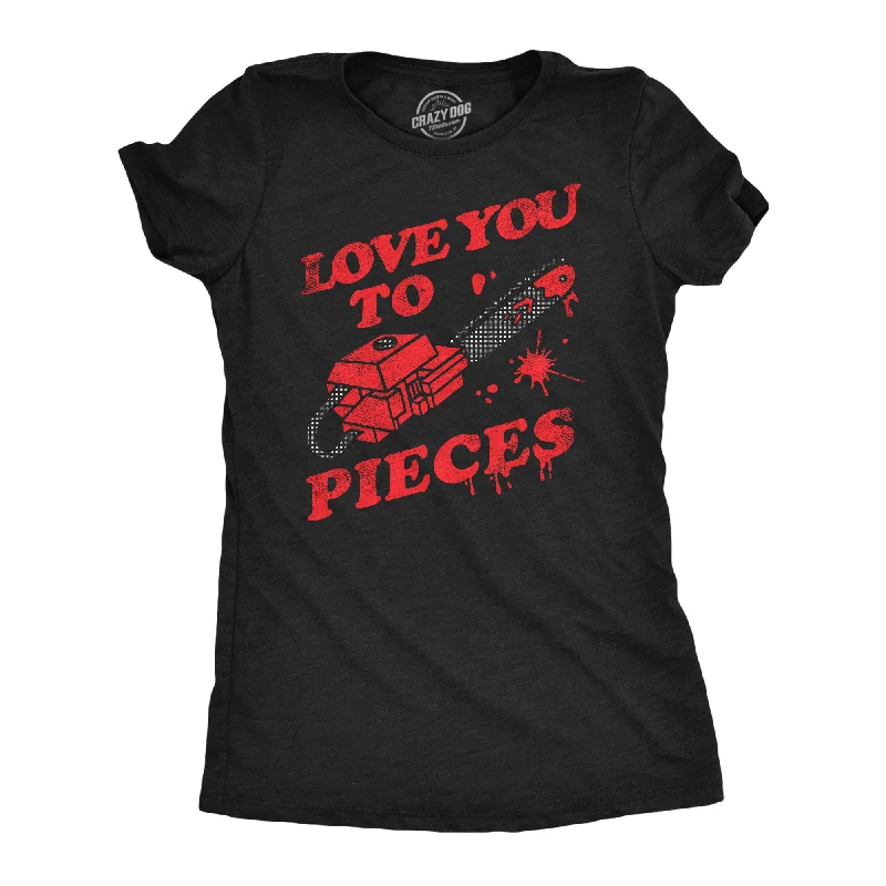 cool retro T-shirt-Love You To Pieces Women's T Shirt