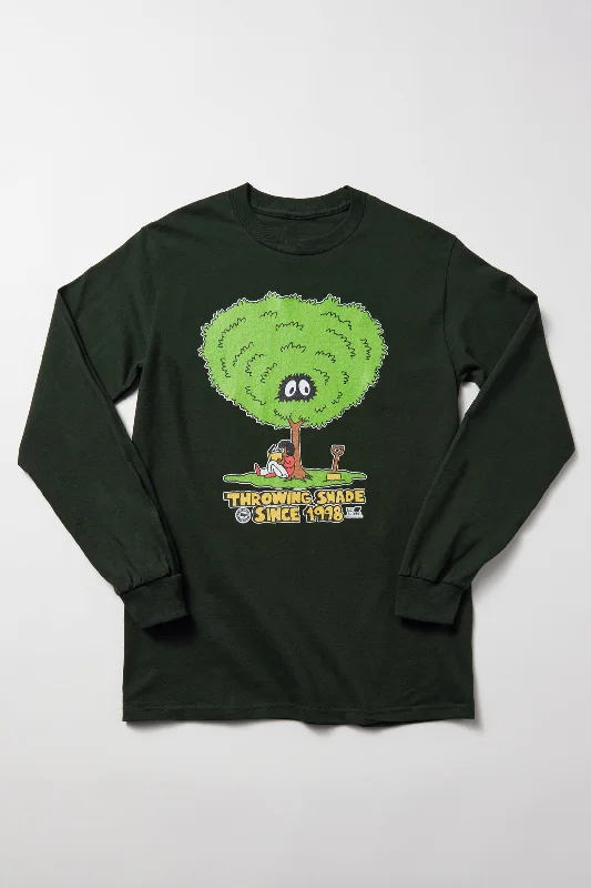 eco-conscious T-shirt-Throwing Shade Long Sleeve T-Shirt