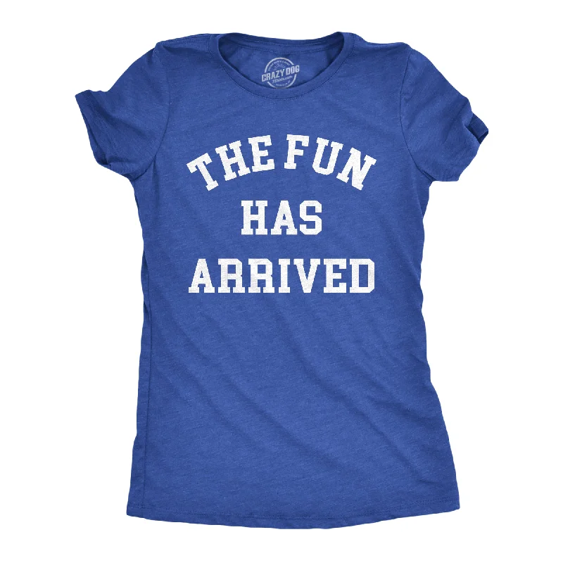 black T-shirt-The Fun Has Arrived Women's T Shirt