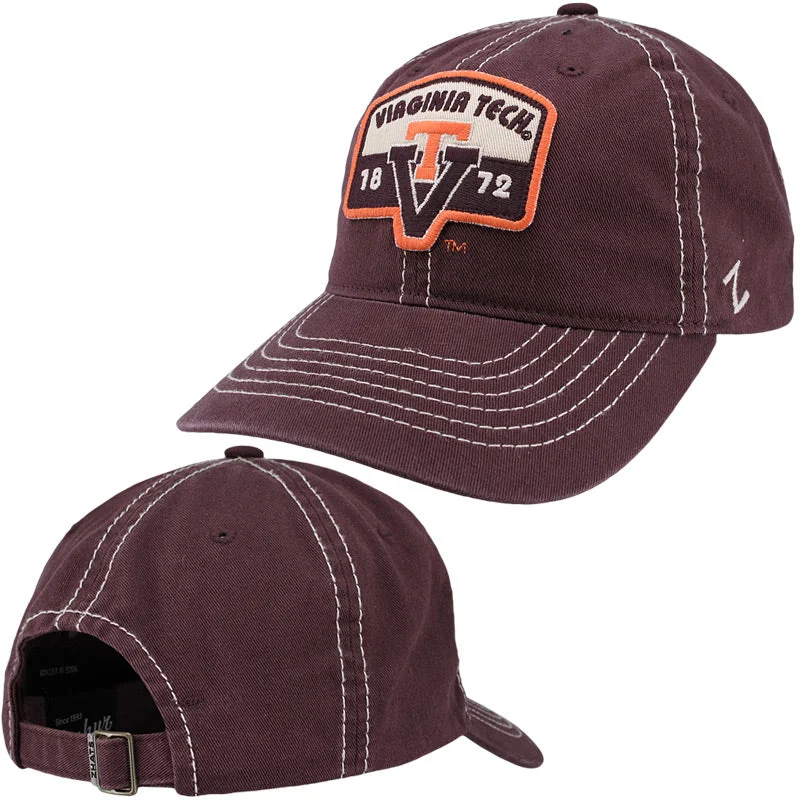 No-brim hats-Virginia Tech Vault Headrest Hat by Zephyr