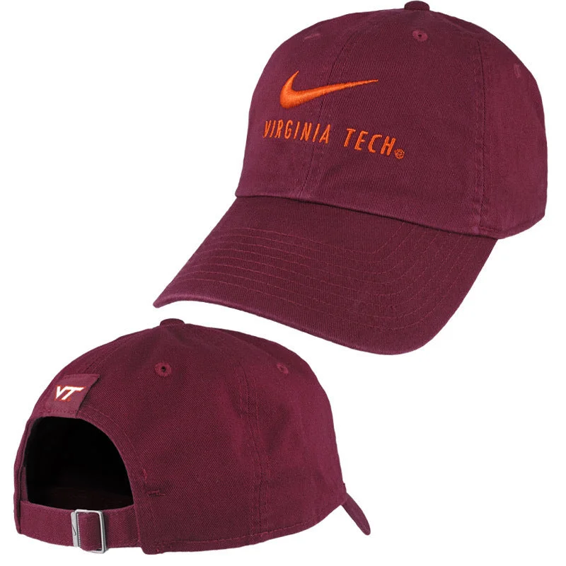 Cycling caps-Virginia Tech  Heritage 86 Swoosh Hat by Nike