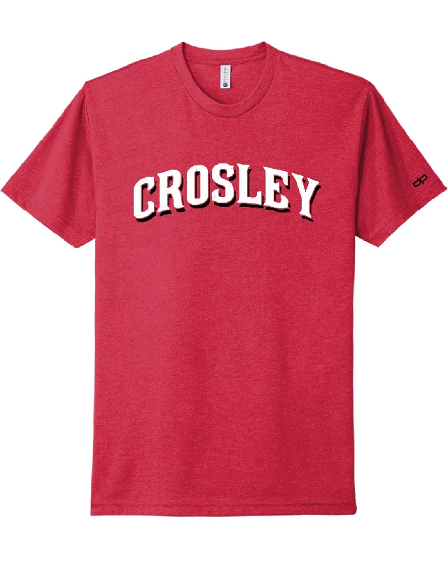 winter graphic T-shirt-Crosley Field T-Shirt