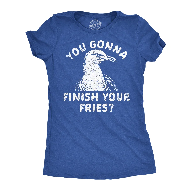 party T-shirt-You Gonna Finish Your Fries Women's T Shirt