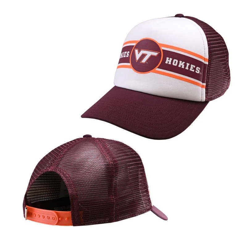 Sun protection hats-Virginia Tech Zion Trucker Hat by Colosseum