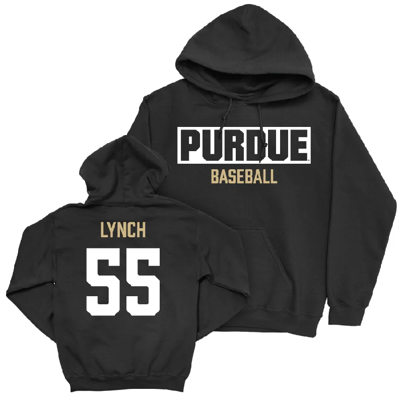 Outdoor hoodie-Baseball Black Staple Hoodie     - Thomas Lynch