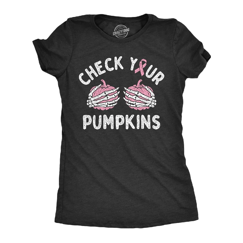 oversized T-shirt-Check Your Pumpkins Women's T Shirt