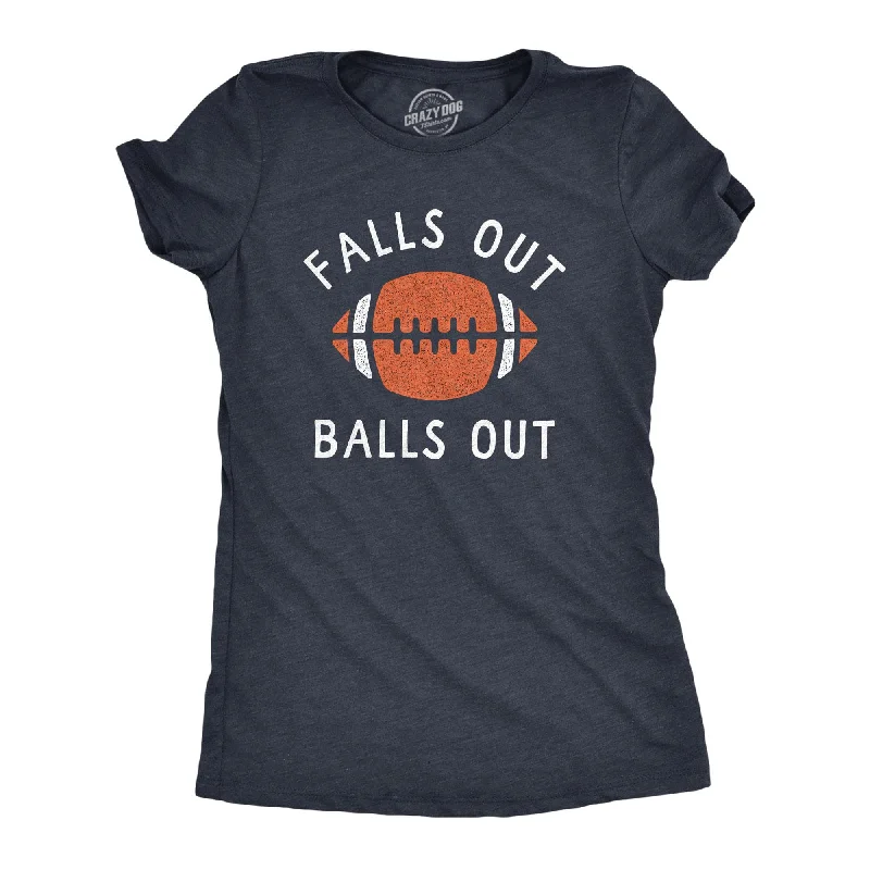 minimalist design T-shirt-Falls Out Balls Out Women's T Shirt