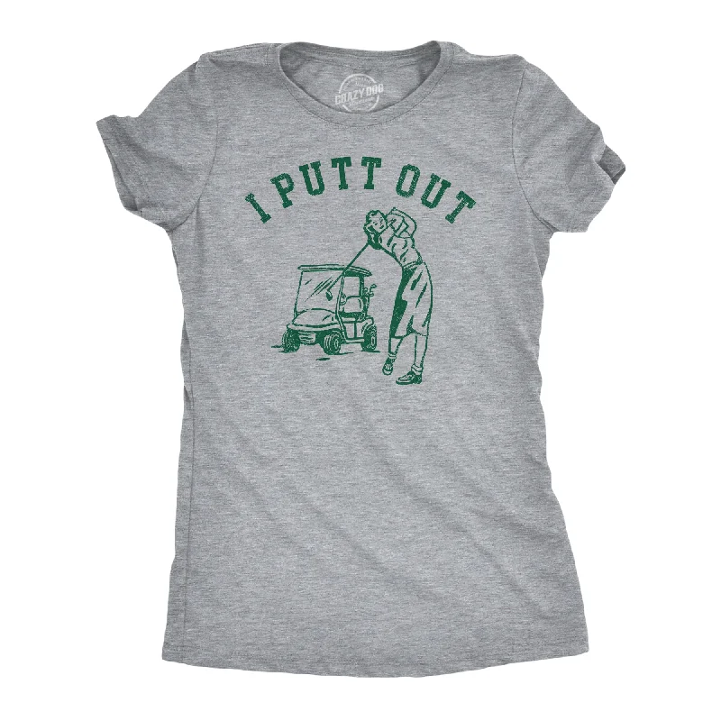 patriotic T-shirt-I Putt Out Women's T Shirt