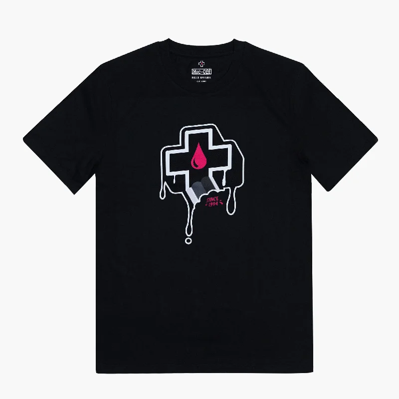 printed T-shirt-Cross Bite T-Shirt - Black