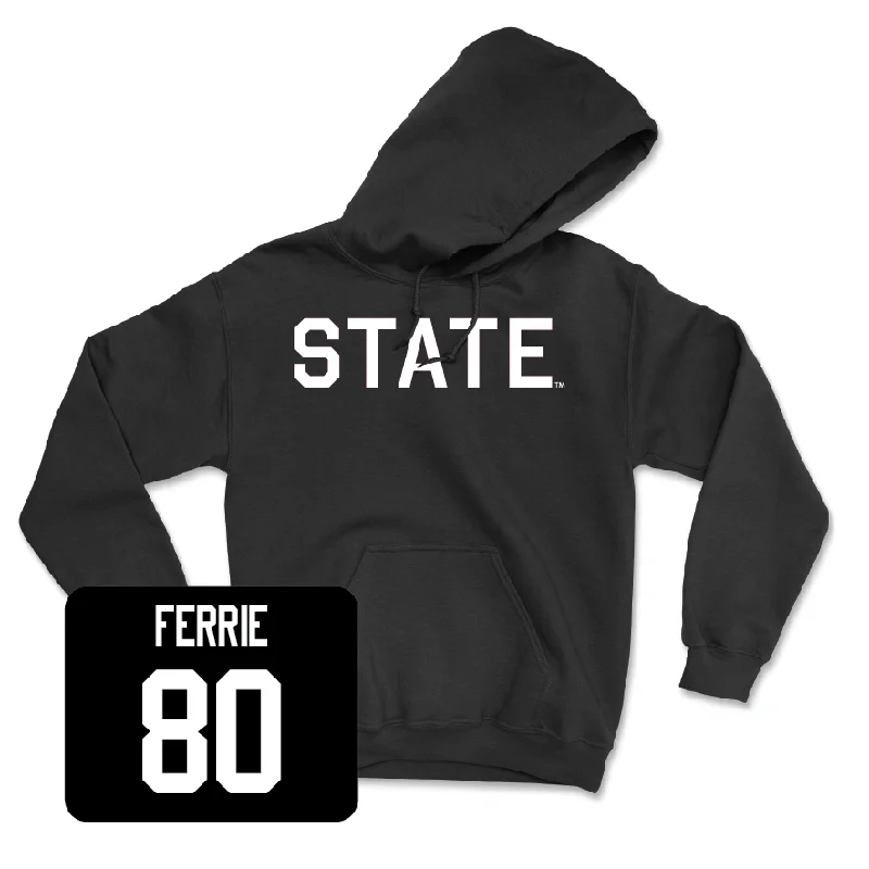 Korean hoodie-Football Black State Hoodie - Kyle Ferrie