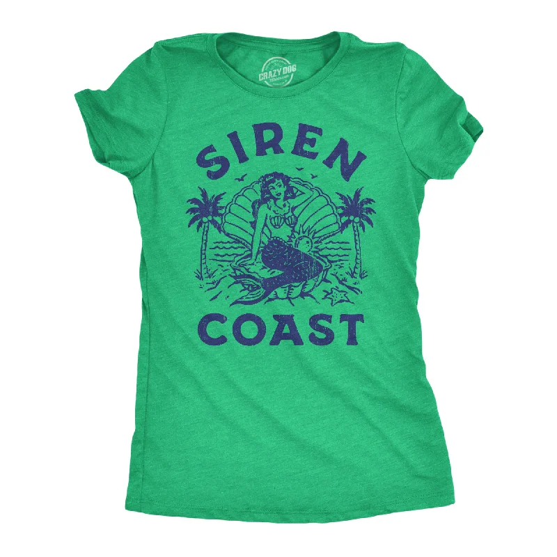 geometric T-shirt-Siren Coast Women's T Shirt