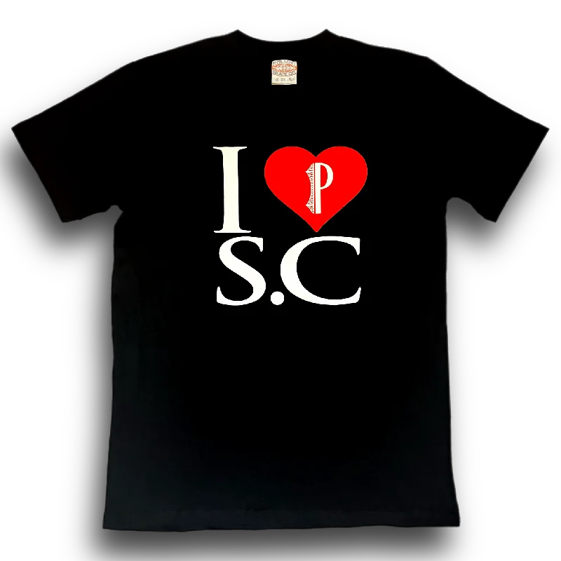 cool retro T-shirt-Parliament - I ❤️ Sunshine Coast Tee - Black