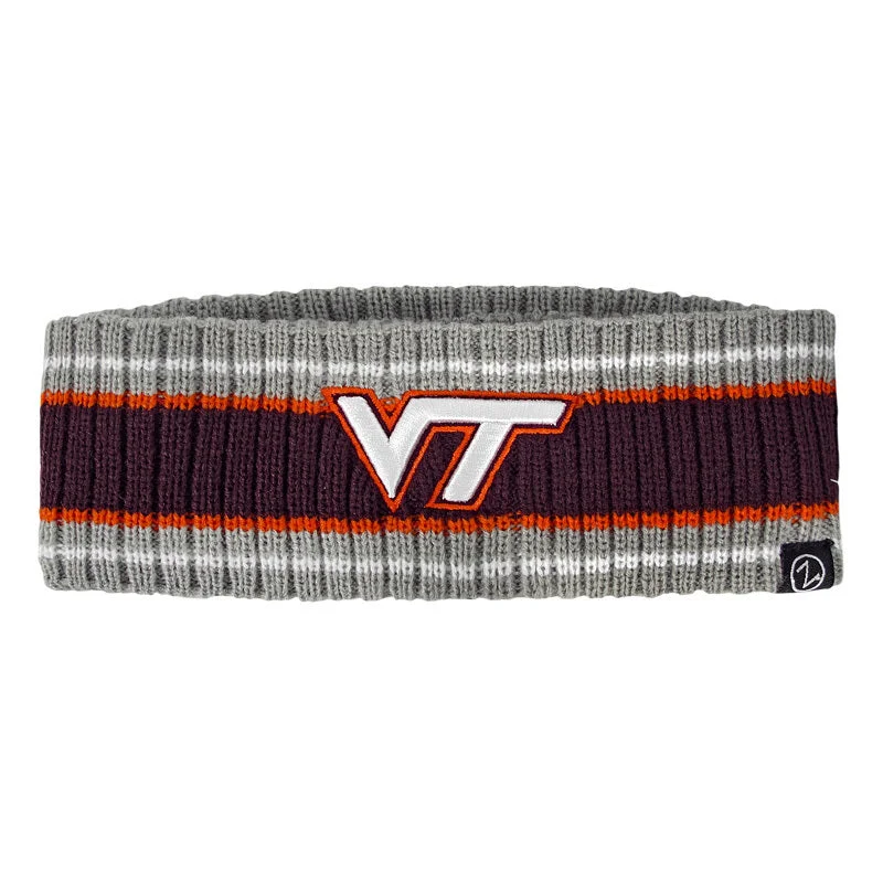 Knitted hats-Virginia Tech Resi Knit Headband by Zephyr