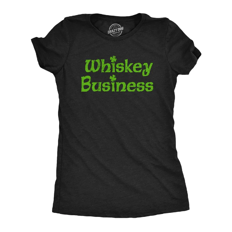 holiday graphic T-shirt-Whiskey Business Women's T Shirt