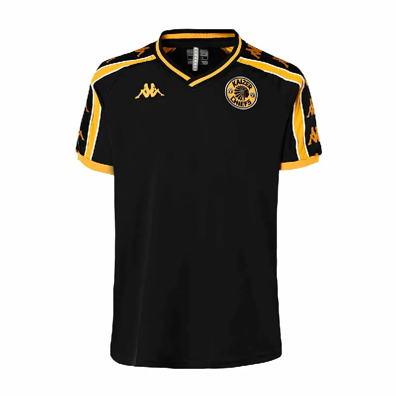 fitness T-shirt-T-shirt Aniet Retro Kaizer Chiefs 23/24 Noir Homme