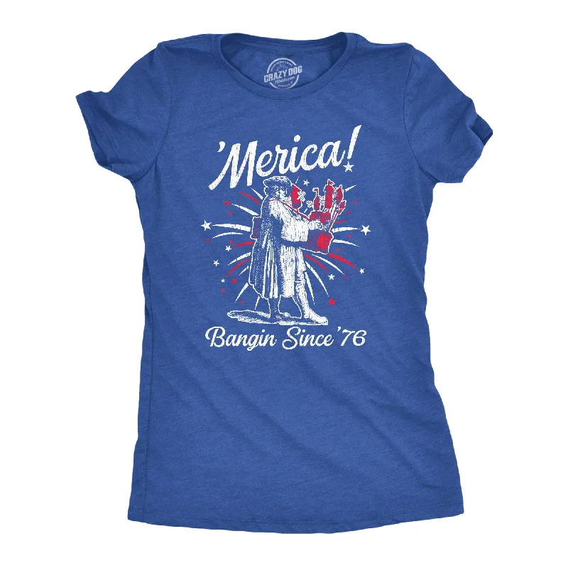 retro T-shirt-Merica Banging Since 76 Women's T Shirt