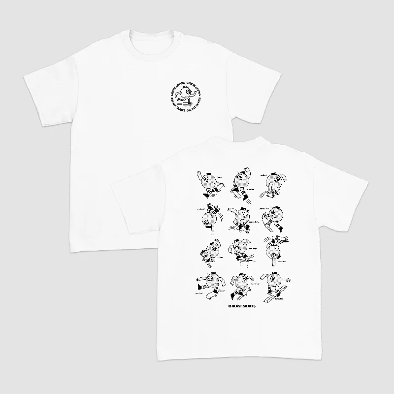 graphic art T-shirt-MASCOT STUNTS T-SHIRT