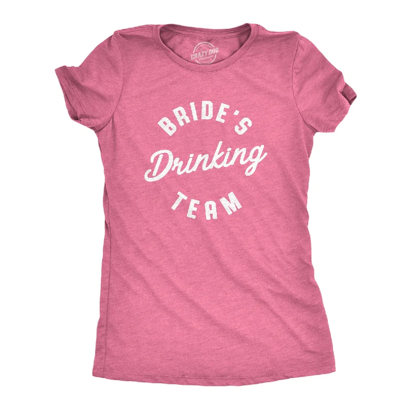 boho T-shirt-Bride's Drinking Team Women's T Shirt