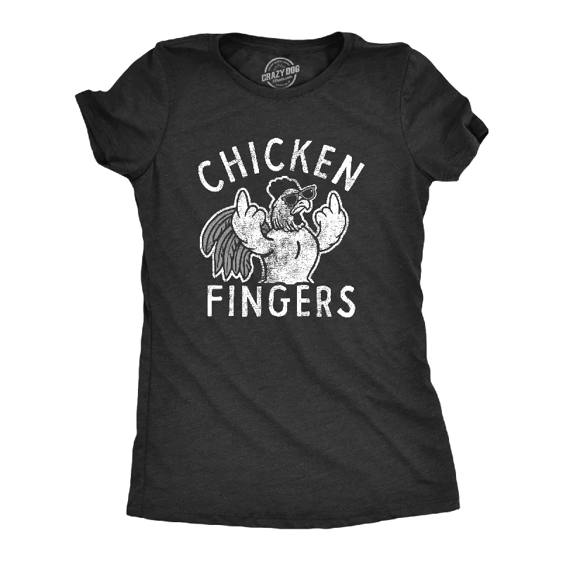 stylish T-shirt-Chicken Fingers Women's T Shirt