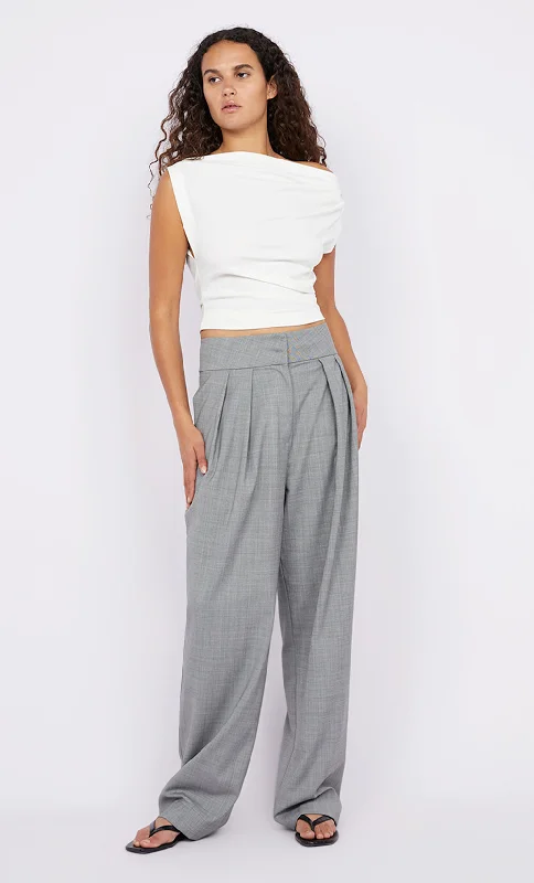 Cargo pants-MONIKA PANT - SALT & PEPPER