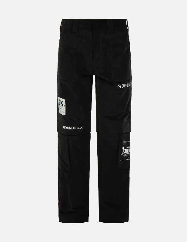 Spring autumn pants-Logo Embroidered Corduroy Worker Pants