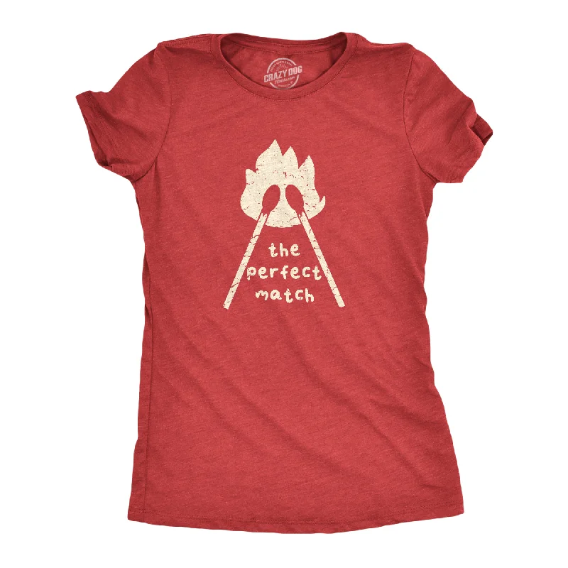 abstract T-shirt-The Perfect Match Women's T Shirt