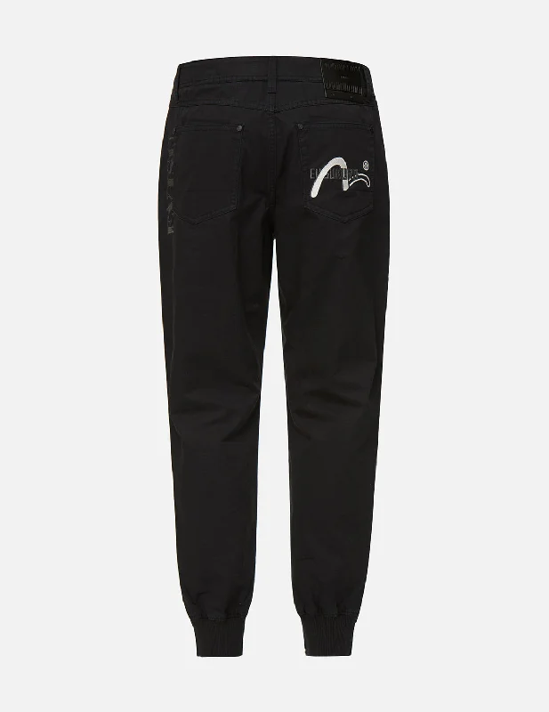 Double-layer pants-Logo and Seagull Embroidered Pants