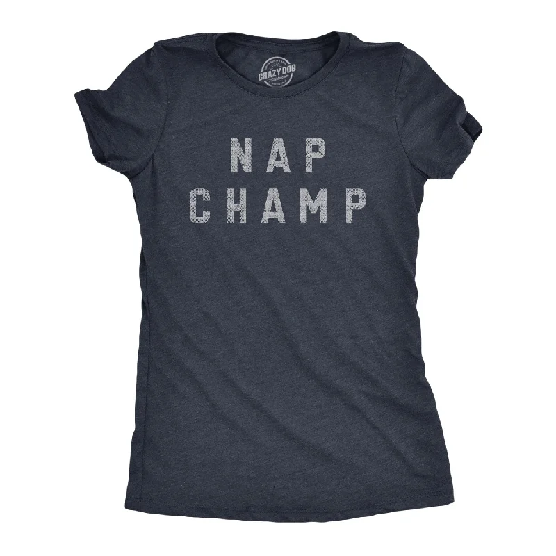 streetwear T-shirt-Nap Champ Women's T Shirt