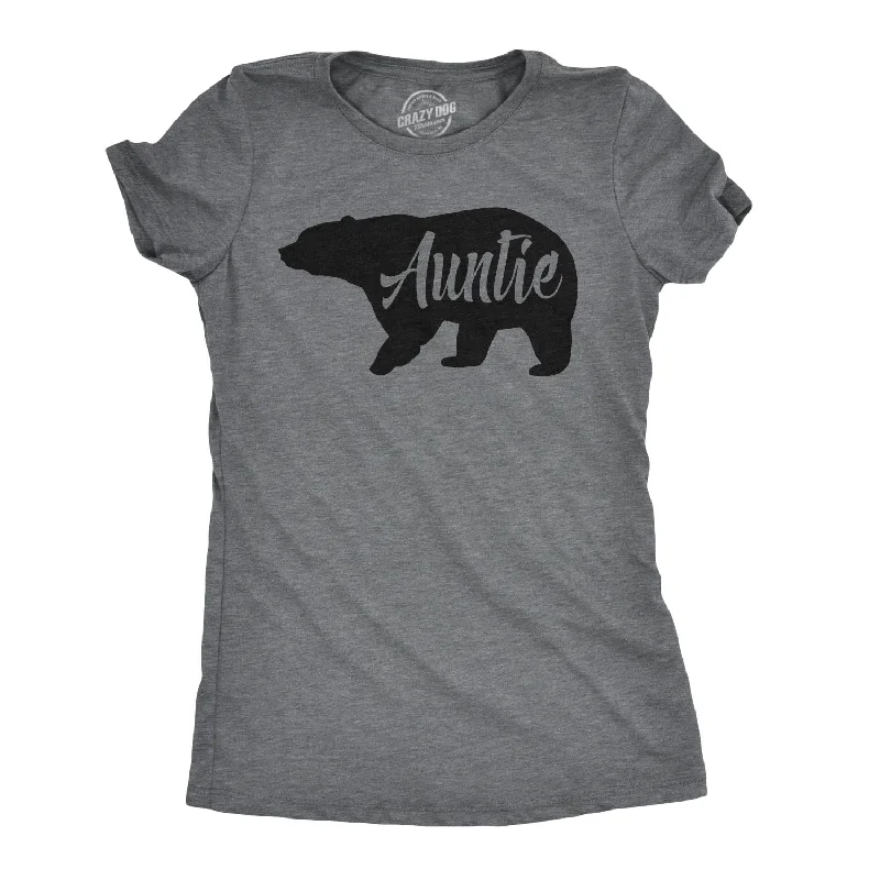 cartoon T-shirt-Auntie Bear Women's T Shirt