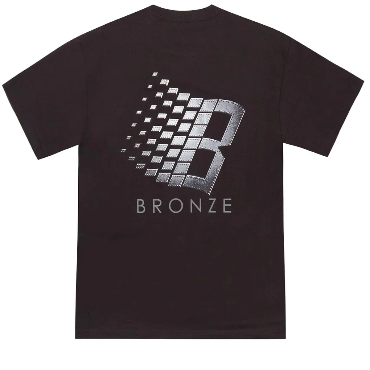 creative design T-shirt-Bronze 56k - Bolted B Logo - Black