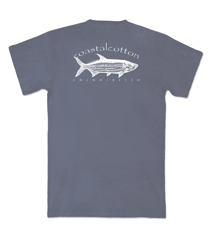 oversized graphic T-shirt-Tarpon