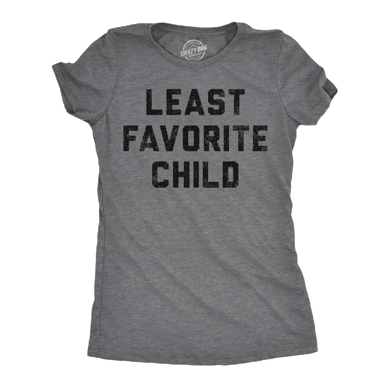 graphic design T-shirt-Least Favorite Child Women's T Shirt