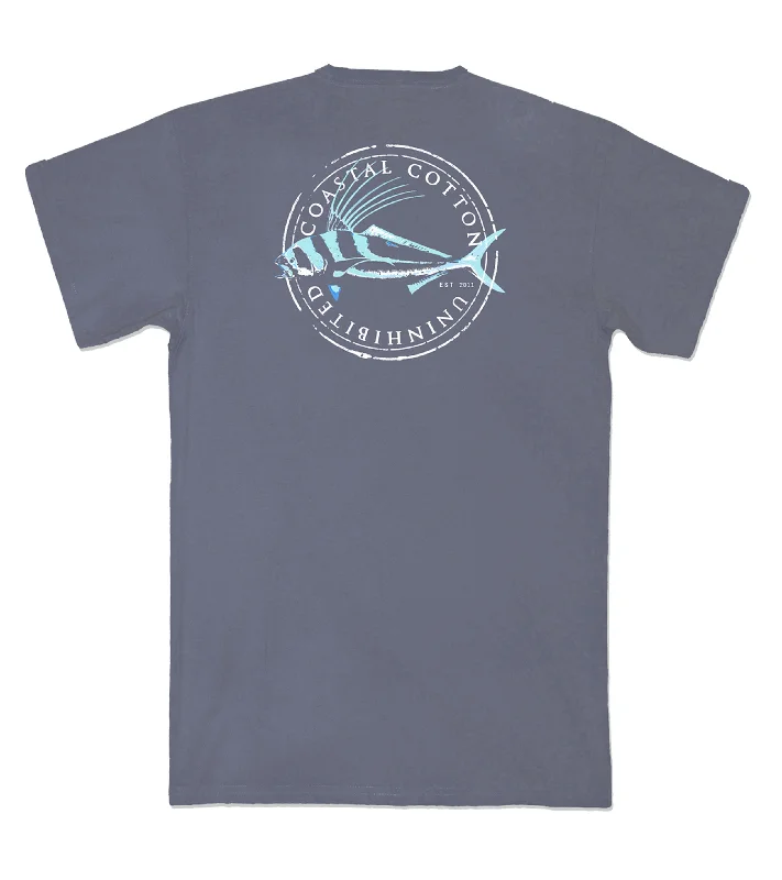 rebellious T-shirt-Rooster Fish